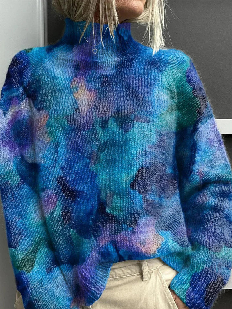 Lucia™️ | Jersey de cuello alto cálido y elegante