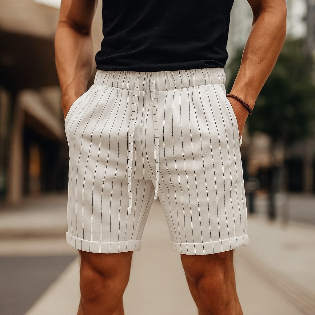 Alfie™ | Shorts de lino vaporosos con elegancia informal