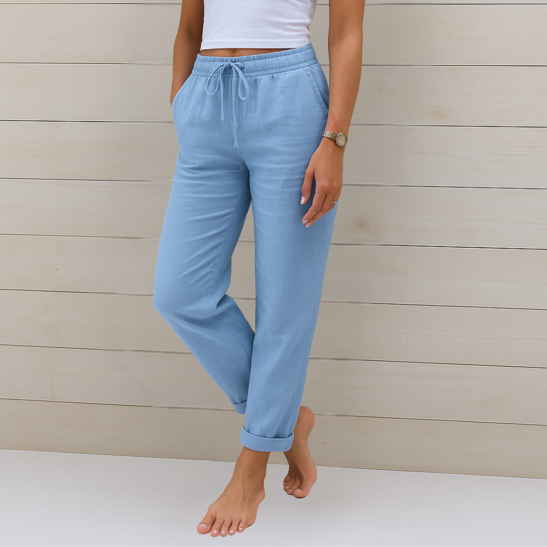 Dua™ | Pantalones de verano transpirables de lino con elasticidad