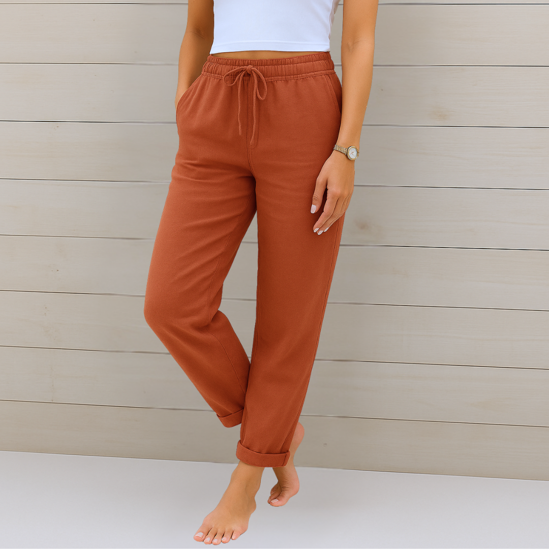 Dua™ | Pantalones de verano transpirables de lino con elasticidad
