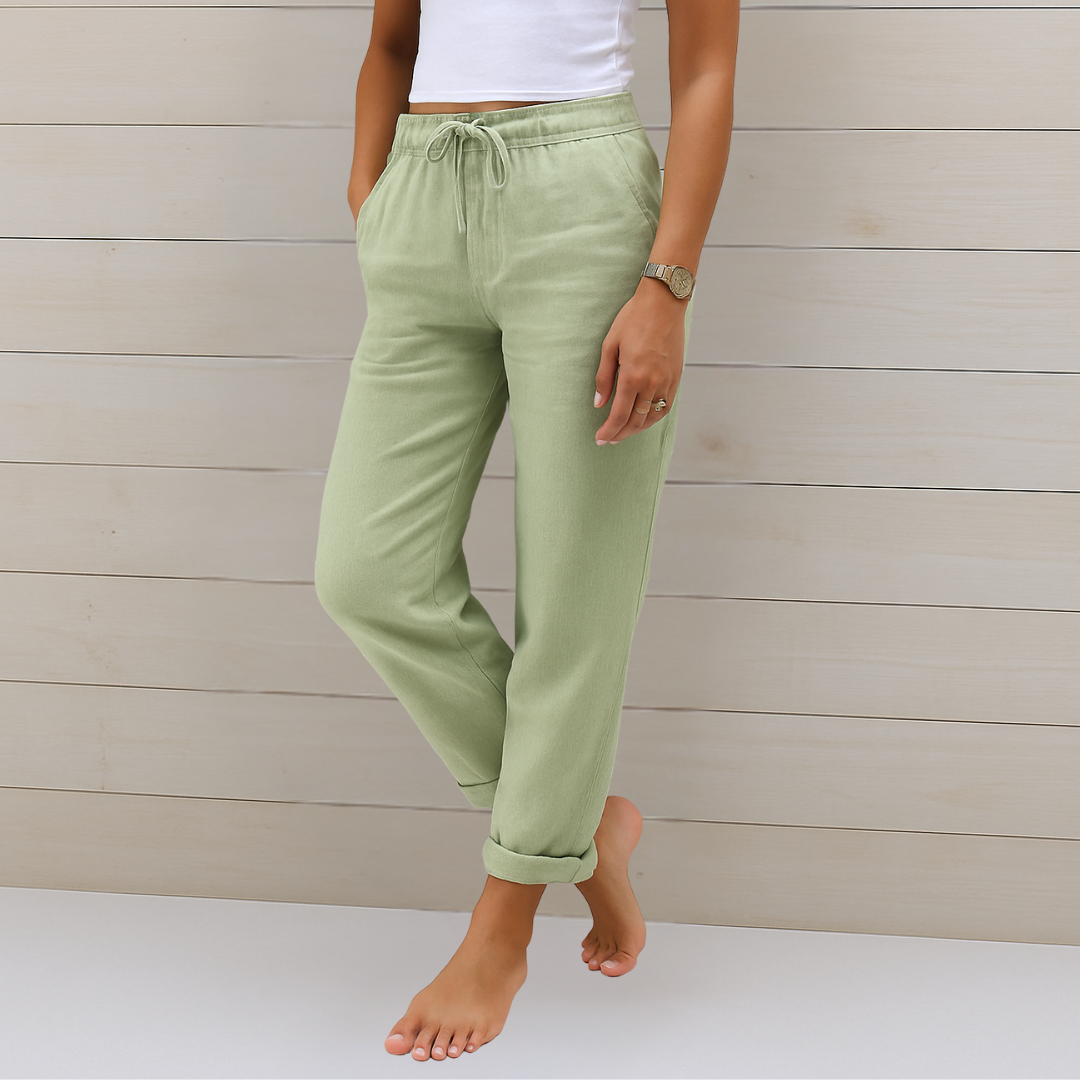 Dua™ | Pantalones de verano transpirables de lino con elasticidad