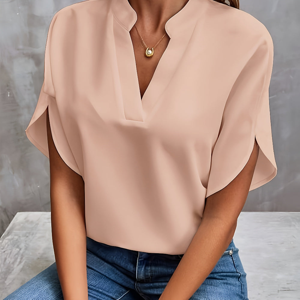 Eliana™ | Elegante blusa drapeada