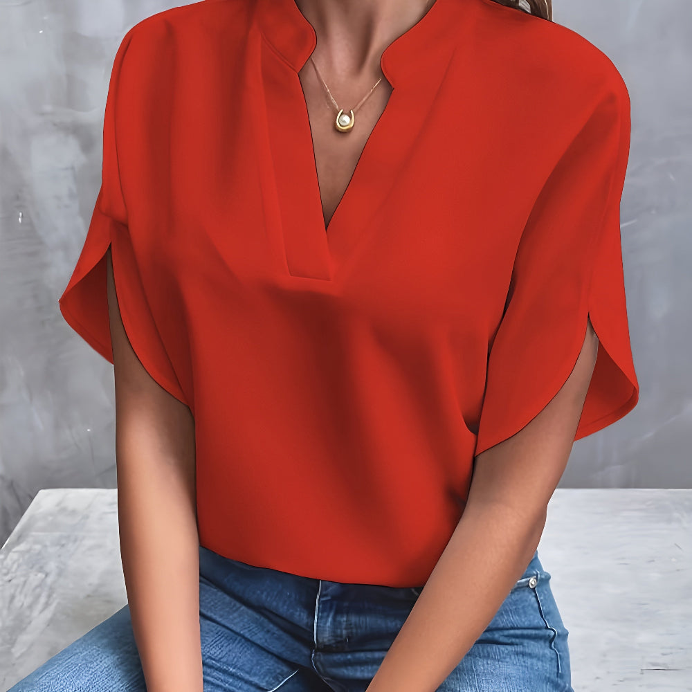 Eliana™ | Elegante blusa drapeada