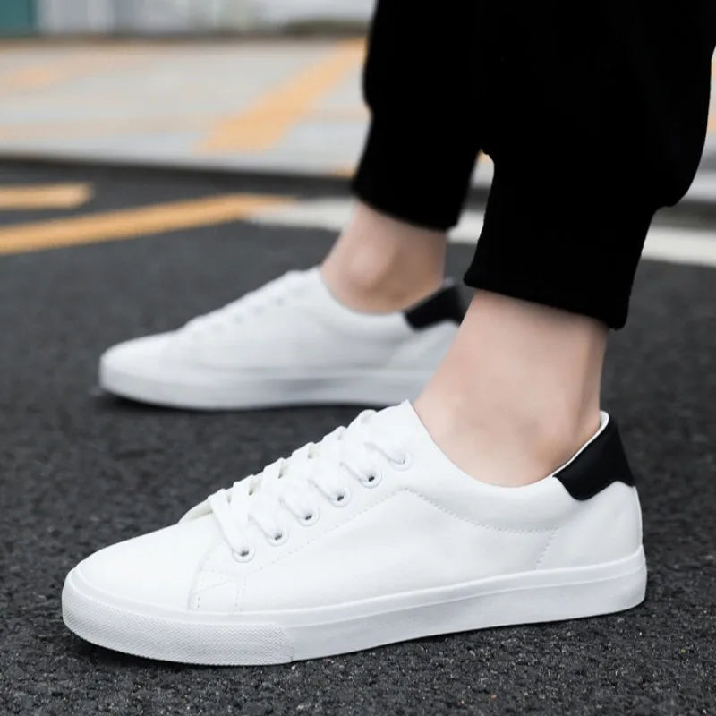 Elias™ | Elegantes zapatillas de piel con un toque de clase
