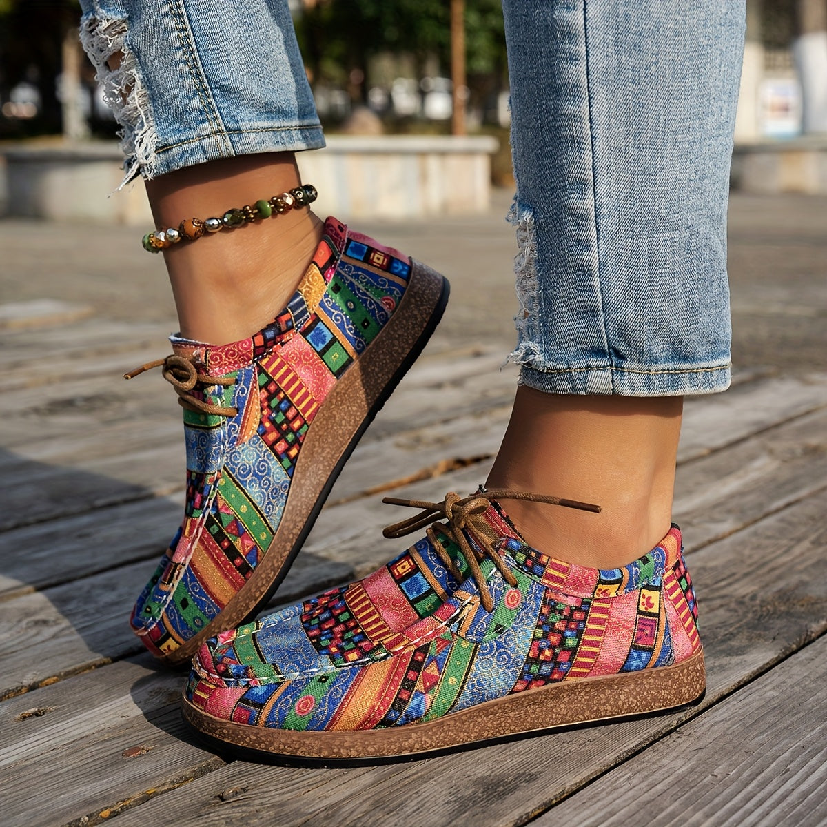 Idun⢠| Zapatos retro coloridos para mujer