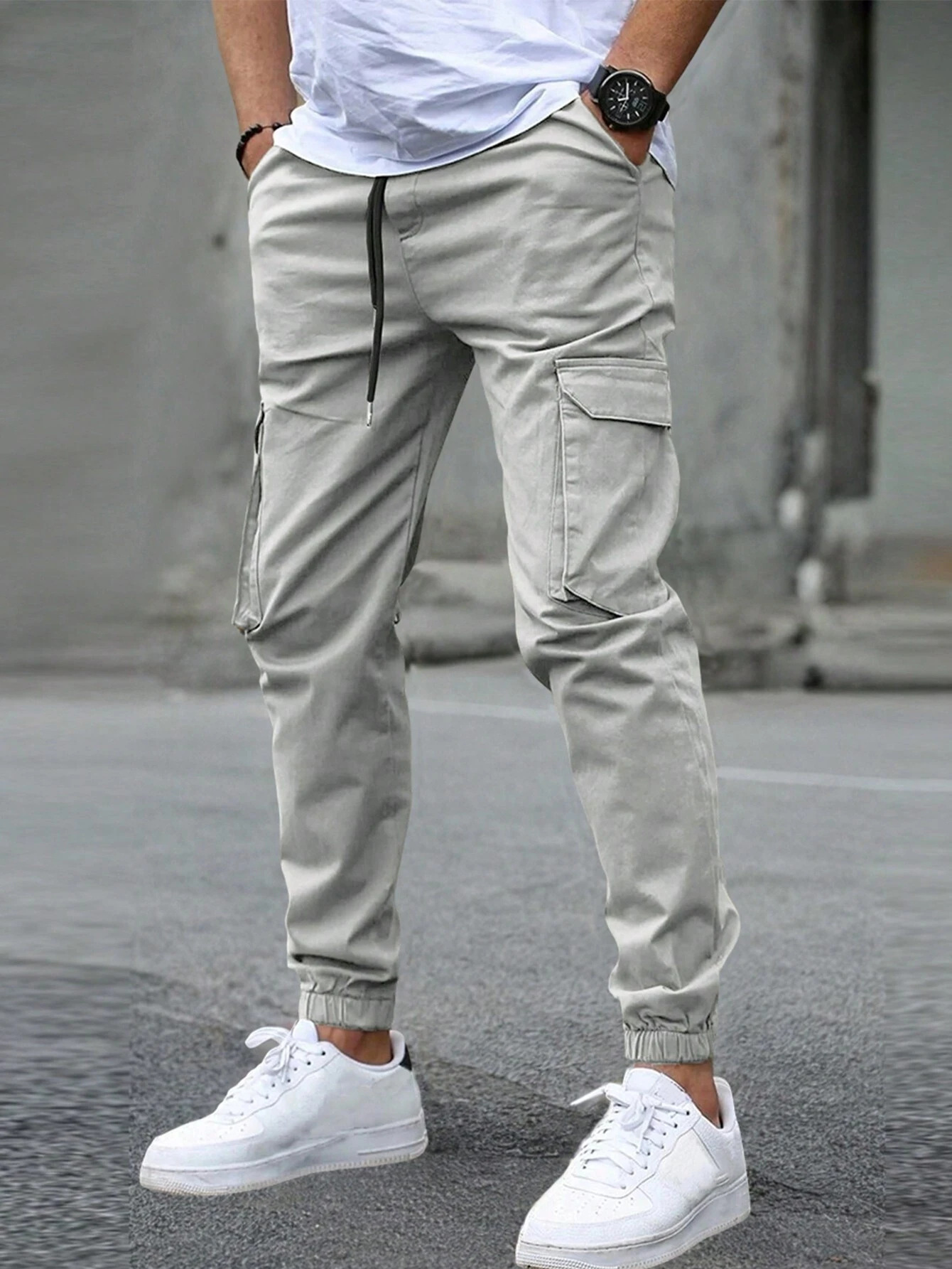 Juuso™ | Joggers cargo elásticos