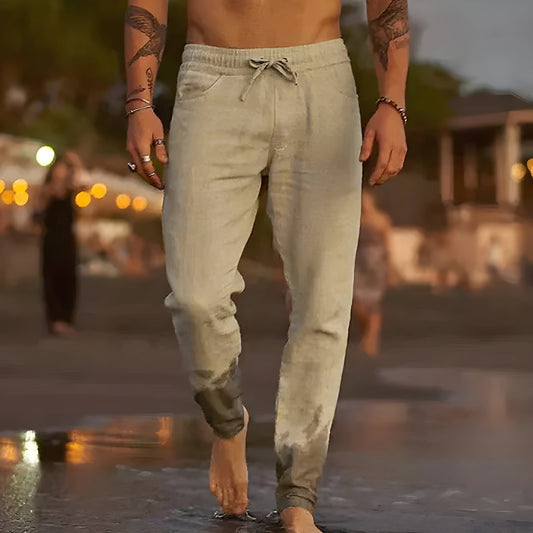 Liam™ | Pantalones de lino ligeros para playa y ciudad
