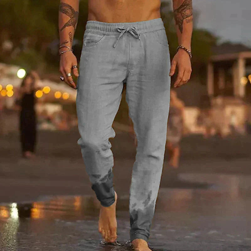 Liam™ | Pantalones de lino ligeros para playa y ciudad