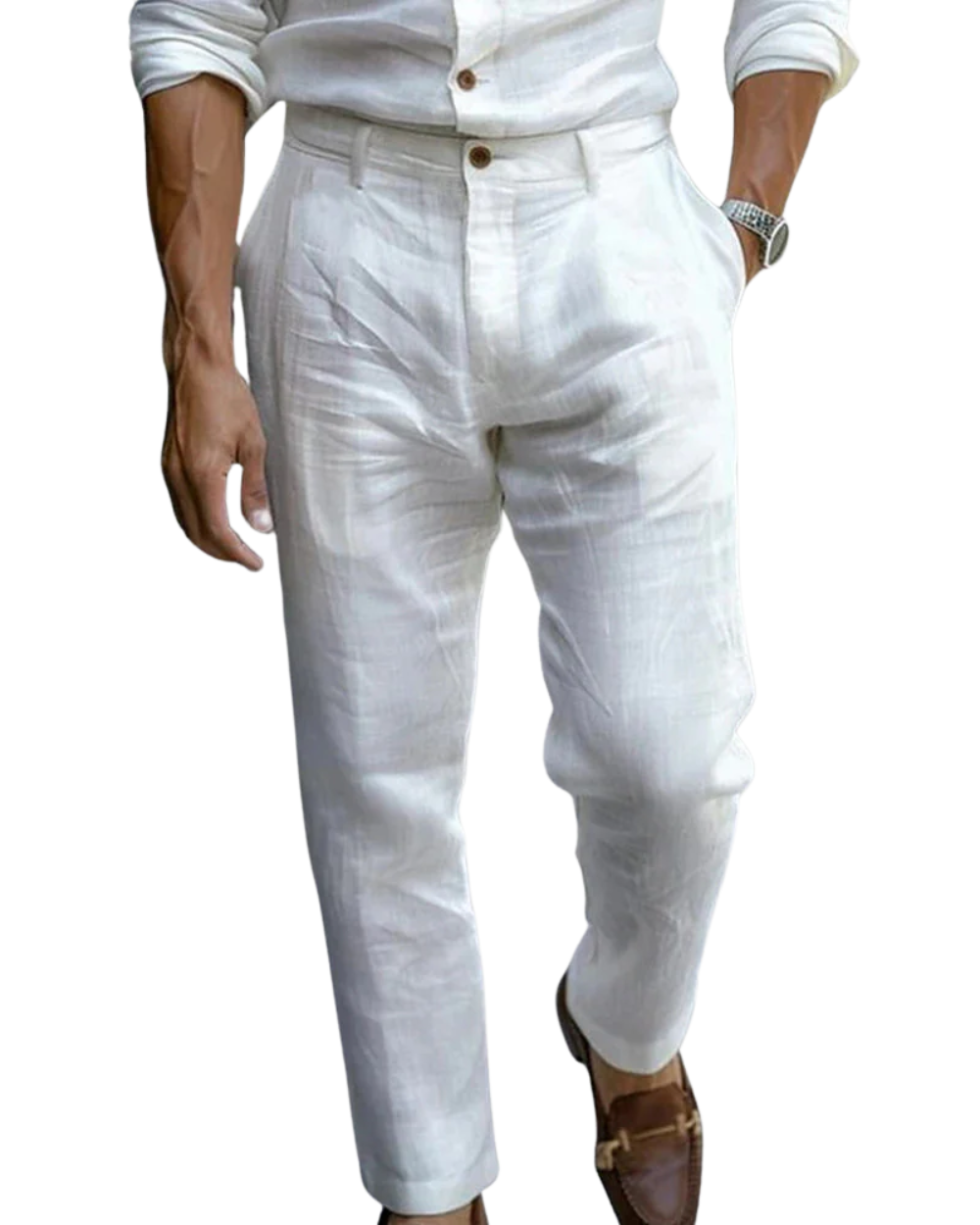 Lundberg™ | Pantalones de lino fresco con elegancia italiana