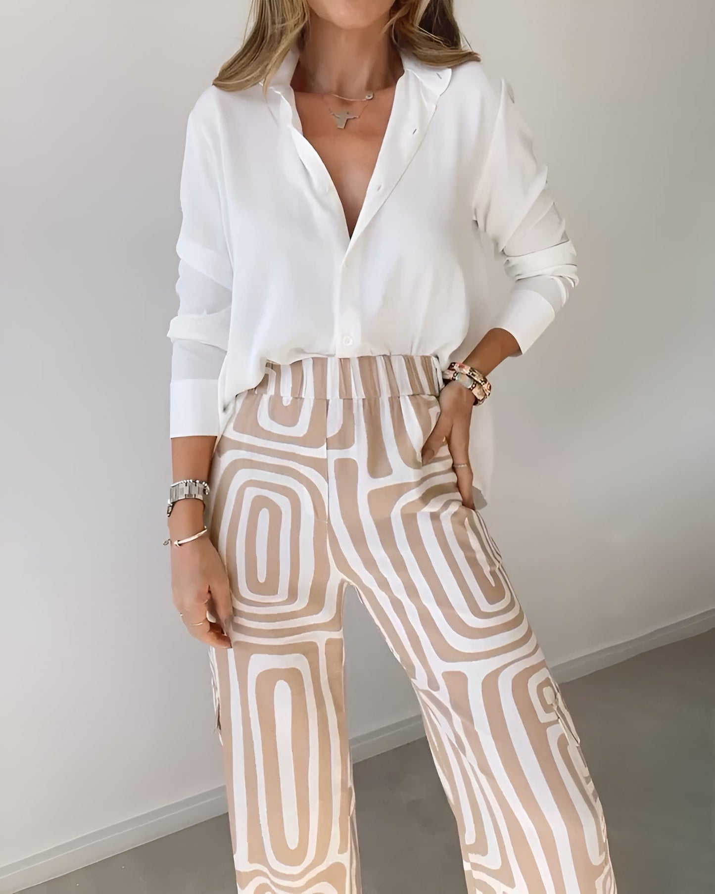 Sigrid™ | Pantalones elegantes con blusa holgada