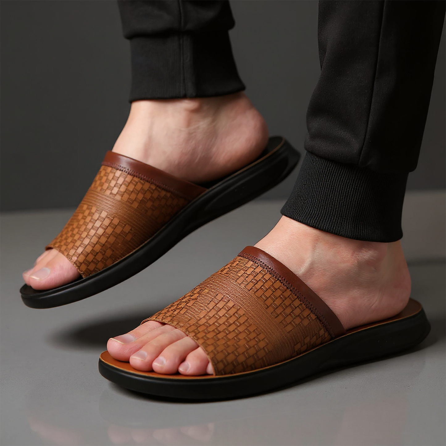 Sivart™ | Sandalias de piel corté