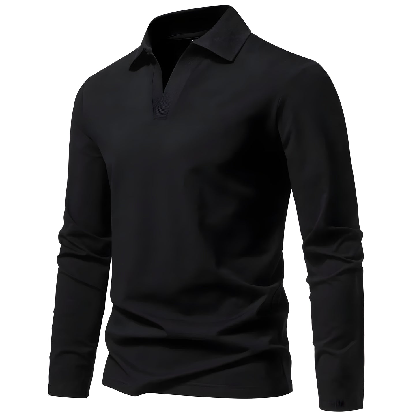 Sixten™ | Polo de manga larga en algodón suave