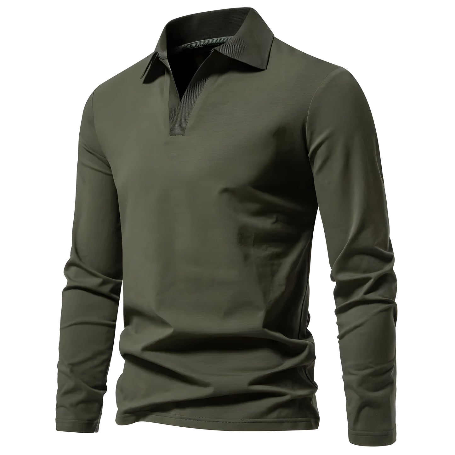 Sixten™ | Polo de manga larga en algodón suave