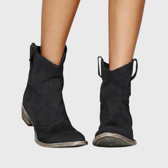 Charis™ | Botines vintage estilo western con un toque moderno