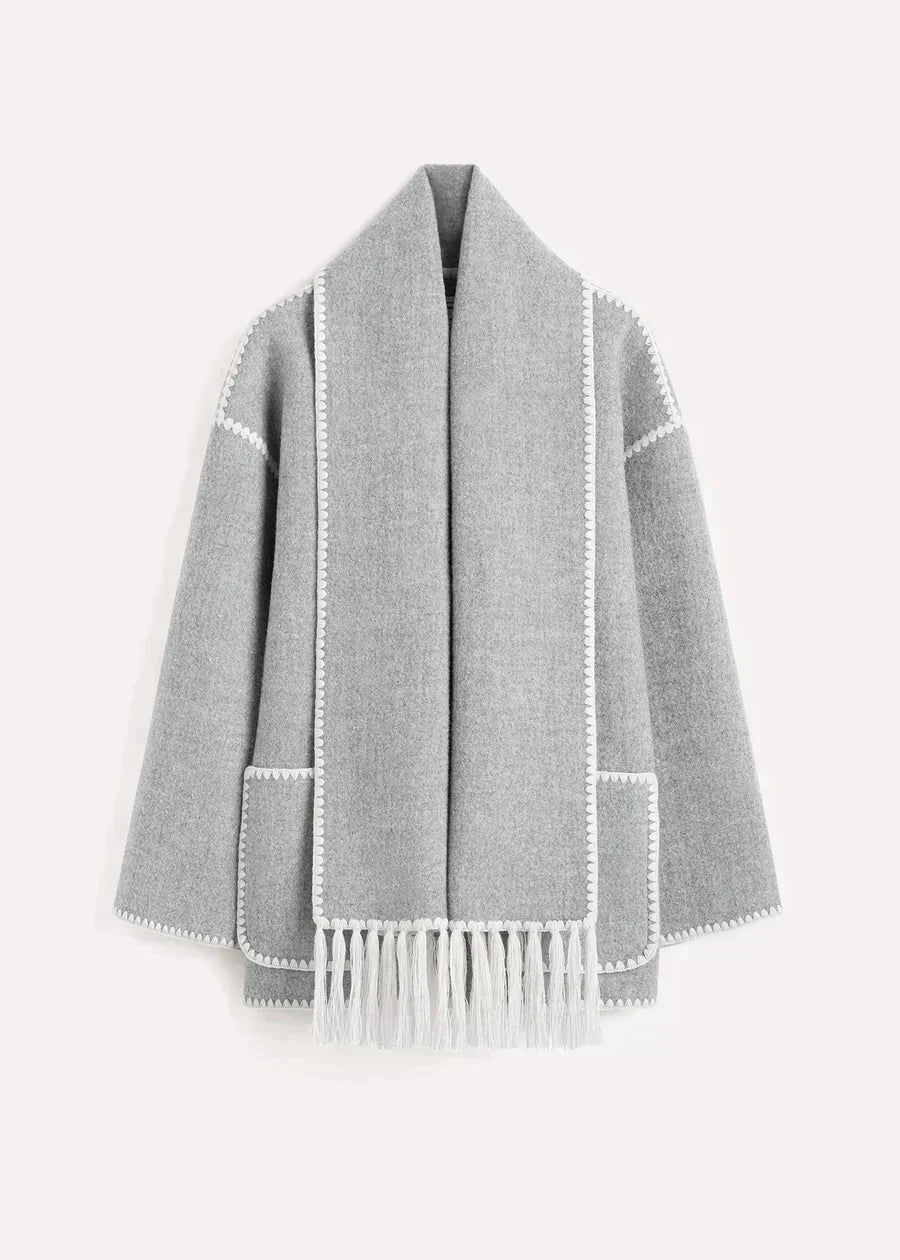 Ylfva™ | Chaqueta con bufanda de moda para mujer