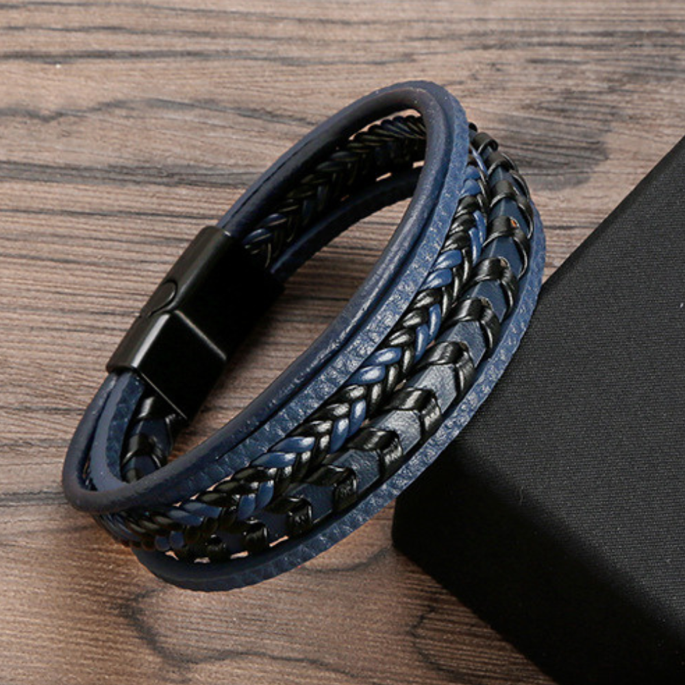 Carlos™️ | Pulsera Exclusiva de Cuero para Hombres