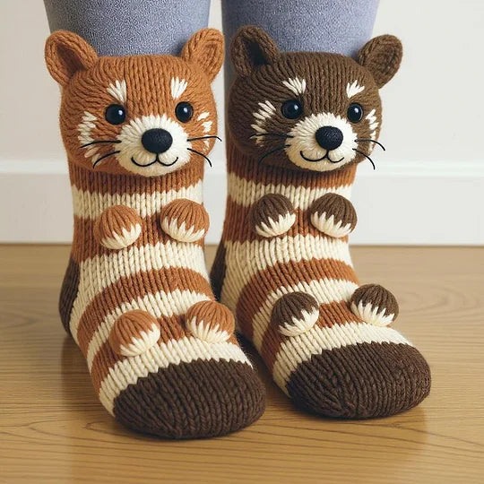 CozyCritters™ | Calcetines cálidos con diseños de animales