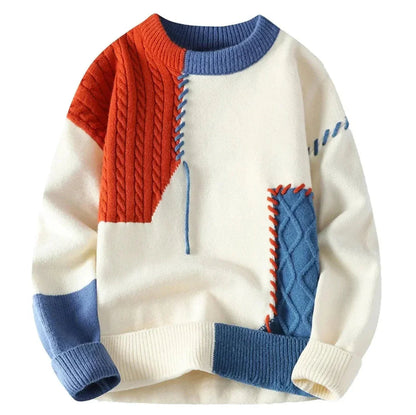 Alex™ | Suéter de patchwork