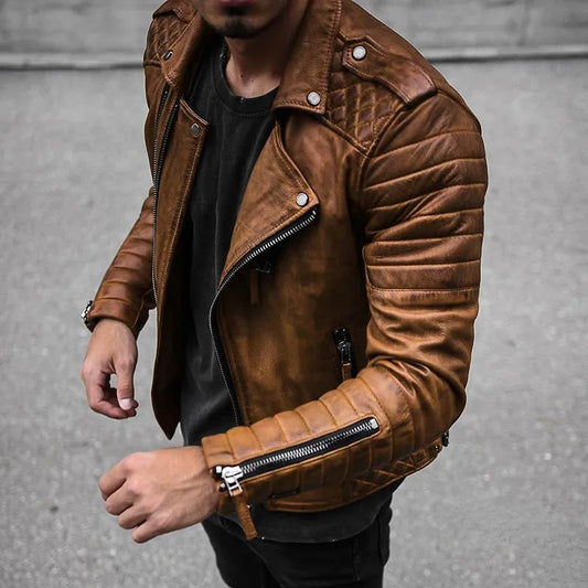 Auer™ | Elegante chaqueta de cuero para hombre