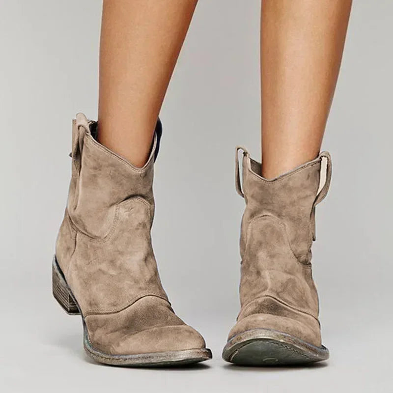 Charis™ | Botines vintage estilo western con un toque moderno