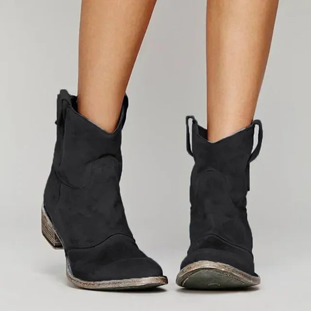 Charis™ | Botines vintage estilo western con un toque moderno