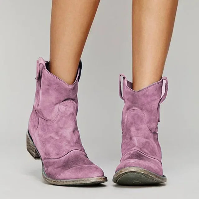 Charis™ | Botines vintage estilo western con un toque moderno