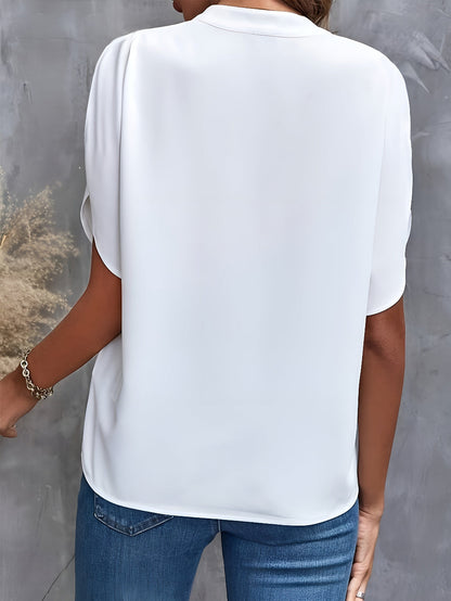 Eliana™ | Elegante blusa drapeada