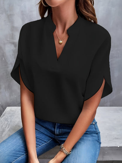 Eliana™ | Elegante blusa drapeada