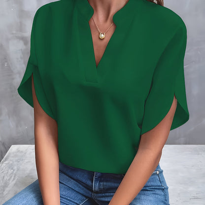 Eliana™ | Elegante blusa drapeada