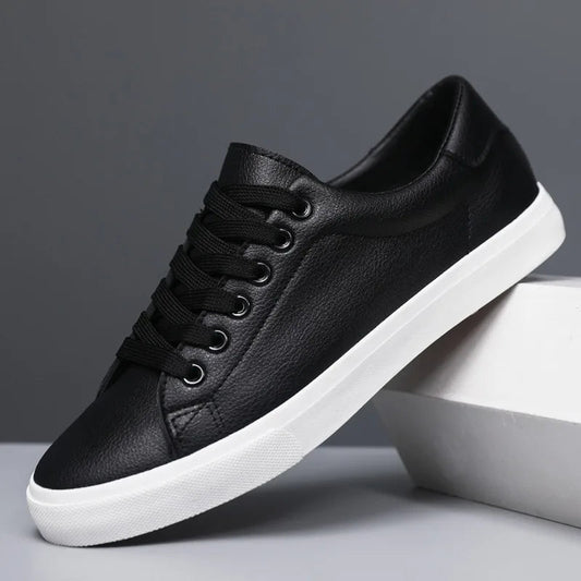 Elias™ | Elegantes zapatillas de piel con un toque de clase
