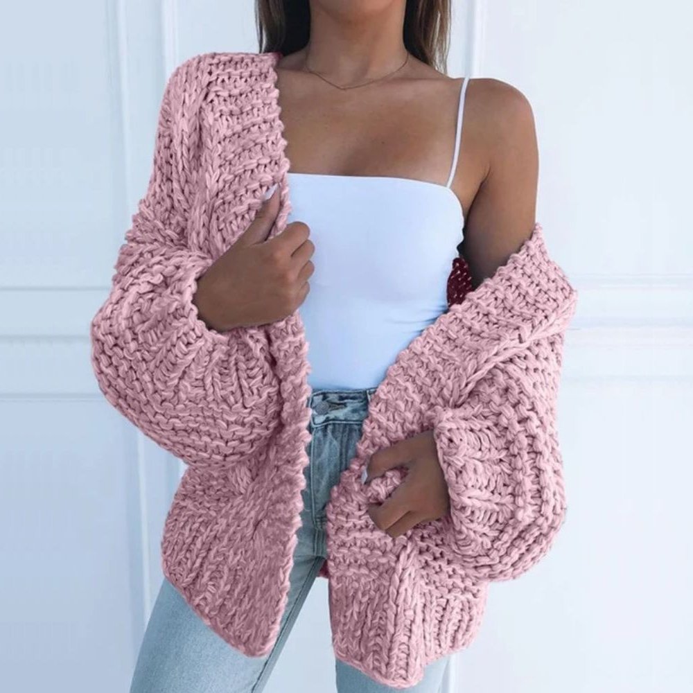 Elin™ | Cárdigan de punto suave con elegancia relajada