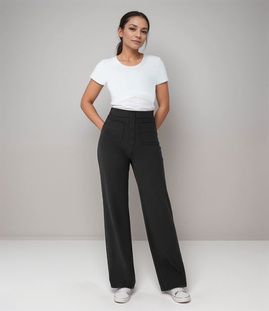 Elsa™ | Pantalones elásticos de cintura alta