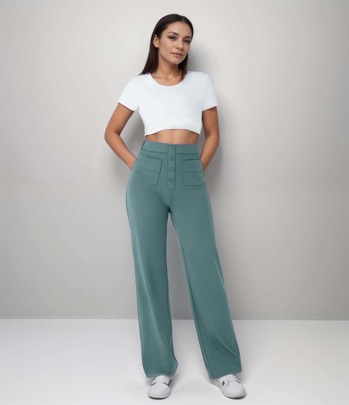 Elsa™ | Pantalones elásticos de cintura alta
