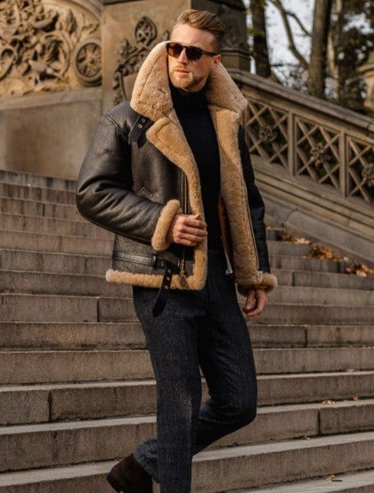 Gabriel™ | Chaqueta premium de piel de oveja