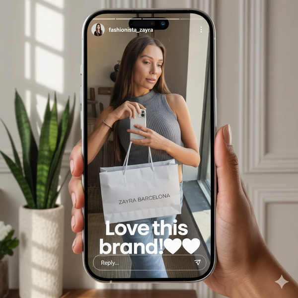 Tevreden klant met product