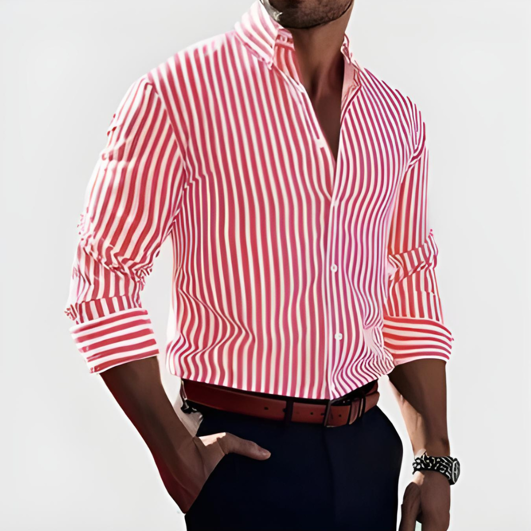 Giles™ | Camisa a rayas con confianza