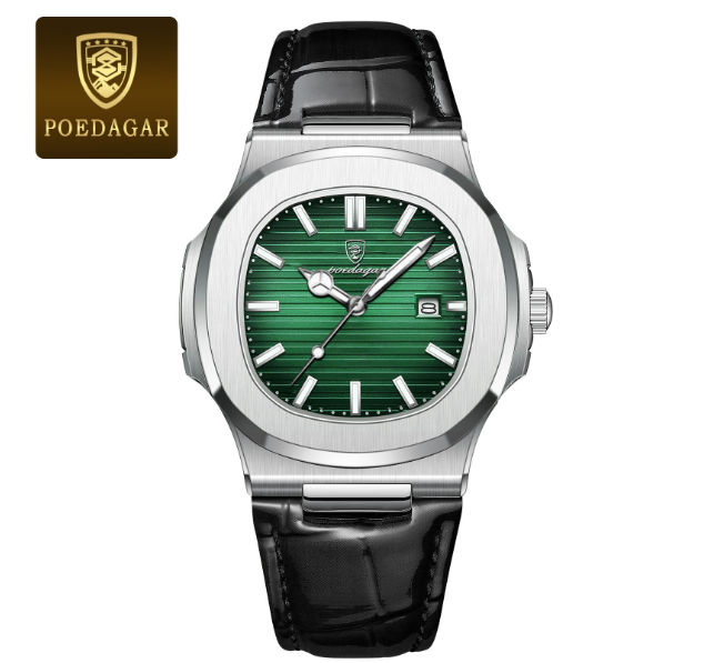 Gustav™️ | Reloj impermeable para hombre con función de luz y diseño suizo