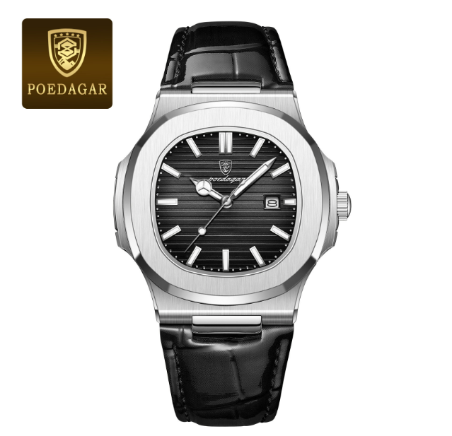Gustav™️ | Reloj impermeable para hombre con función de luz y diseño suizo