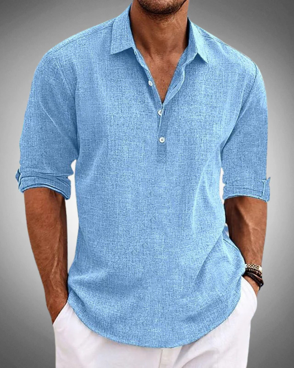 Halvar™ | Camisa clásica de algodón