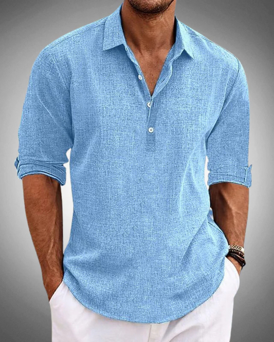 Halvar™ | Camisa clásica de algodón