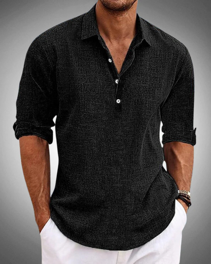 Halvar™ | Camisa clásica de algodón
