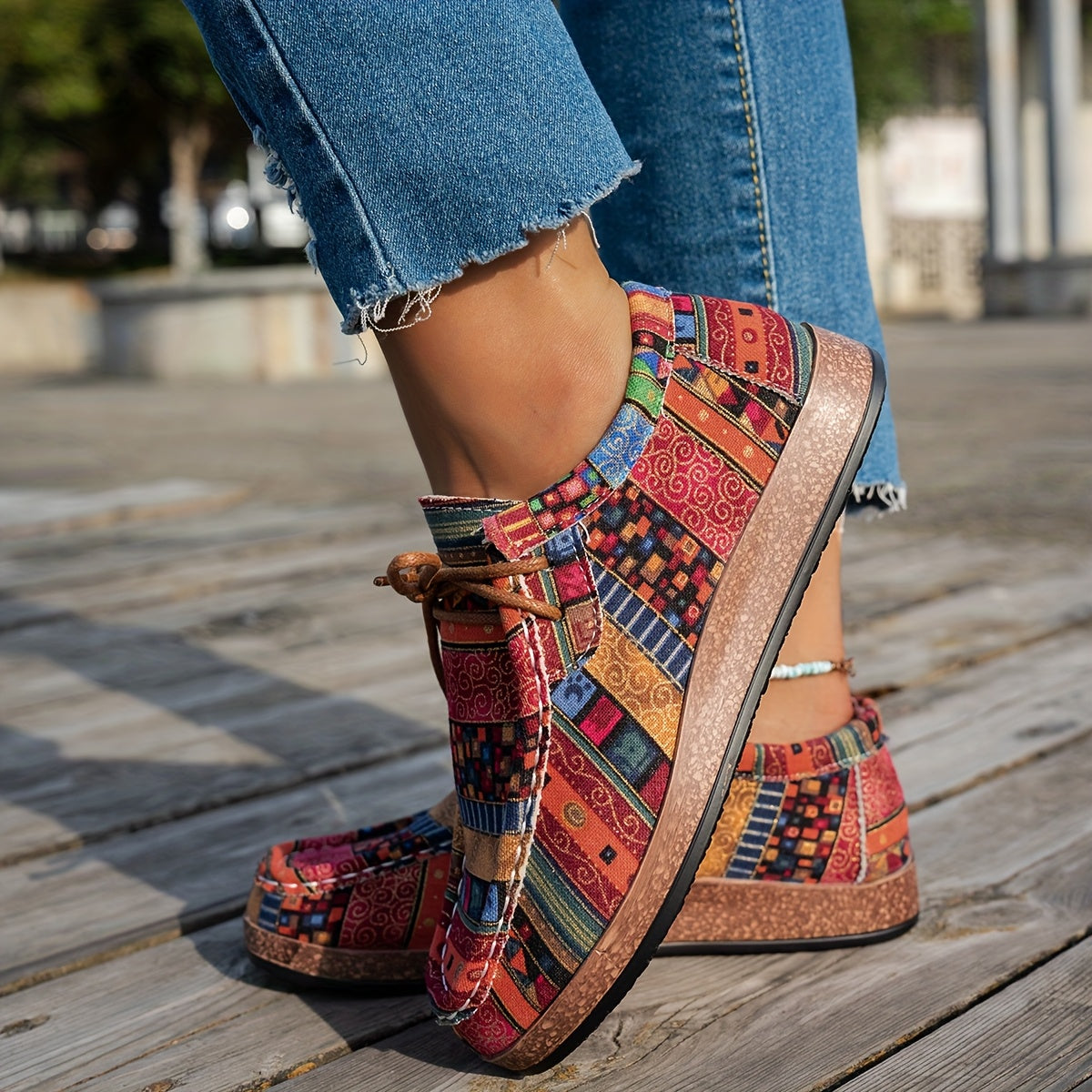 Idun™ | Zapatos retro coloridos para mujer