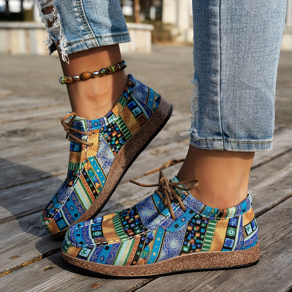 Idun™ | Zapatos retro coloridos para mujer