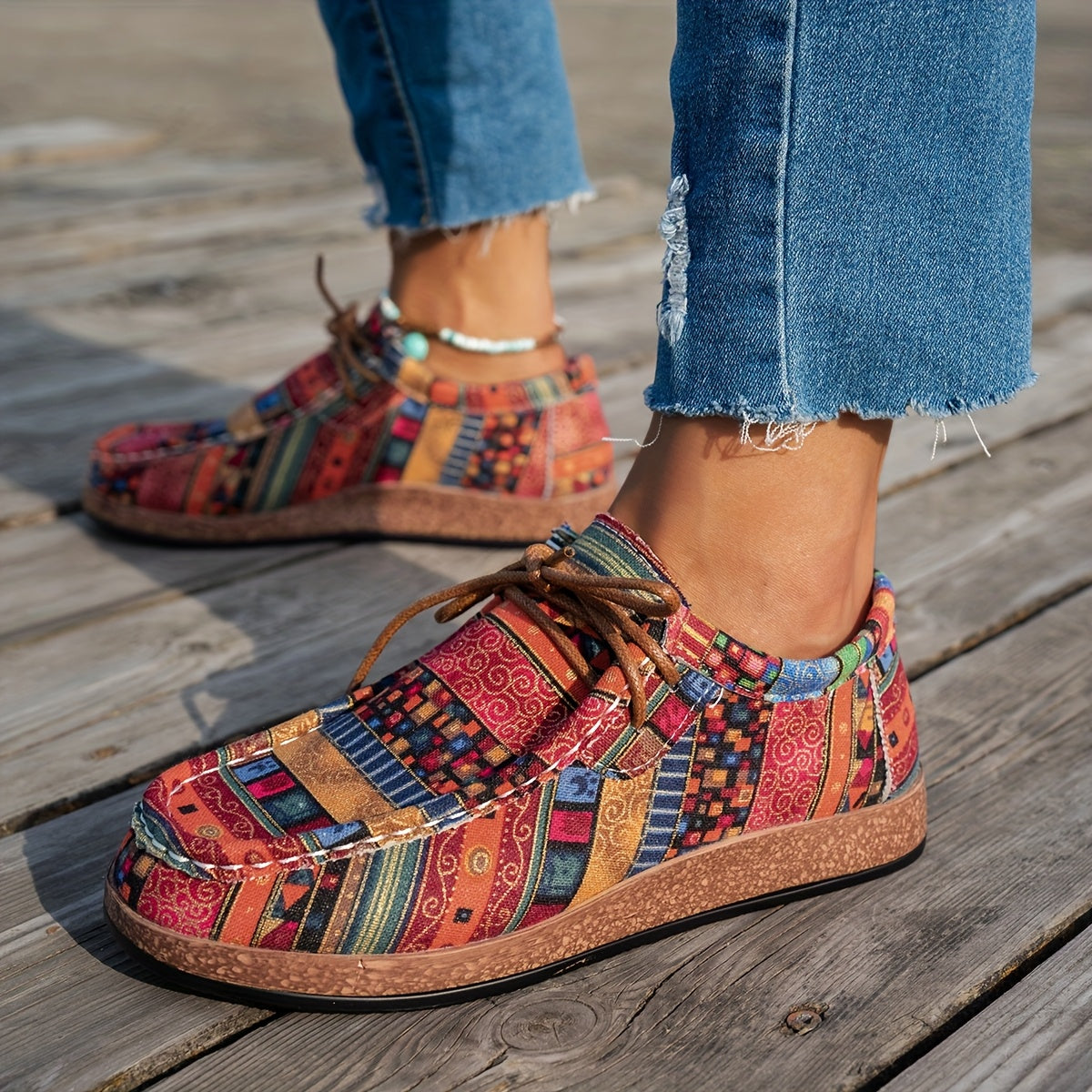 Idun™ | Zapatos retro coloridos para mujer