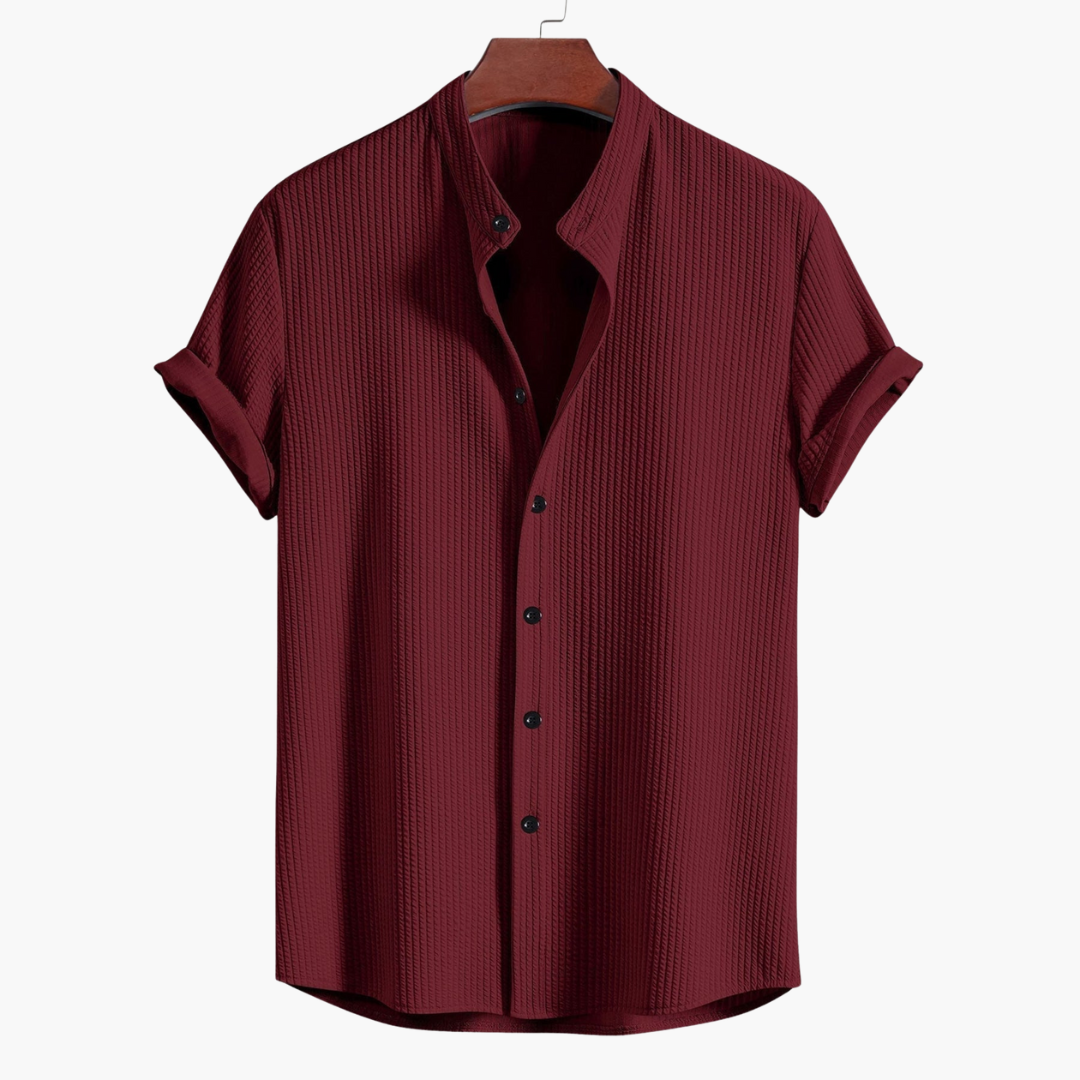 Johan™ | Camisa de hombre con cuello alto