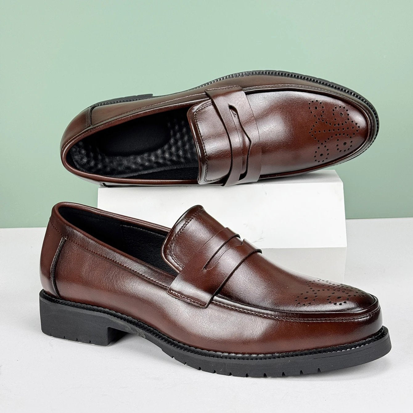 Jörgen™ | Mocasines clásicos de piel auténtica