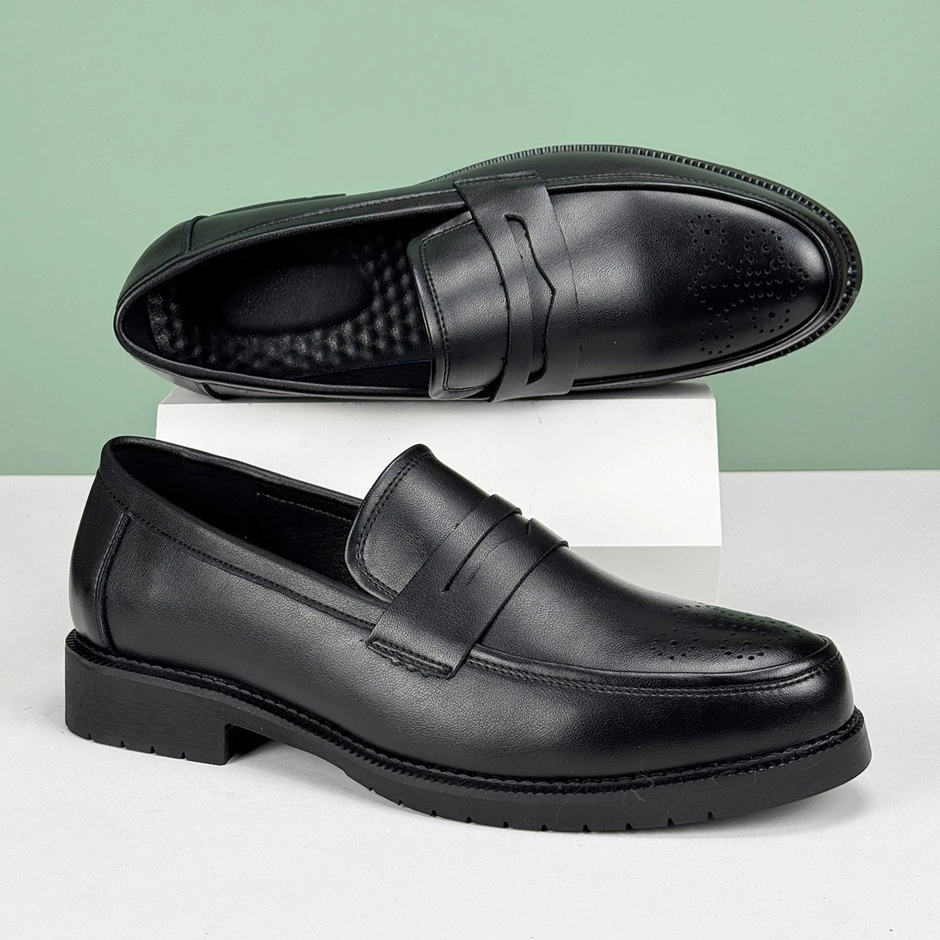 Jörgen™ | Mocasines clásicos de piel auténtica