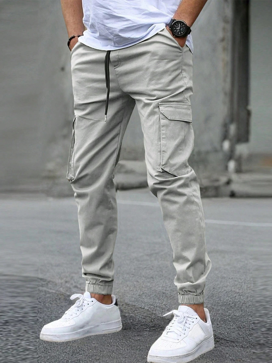 Juuso™ | Joggers cargo elásticos