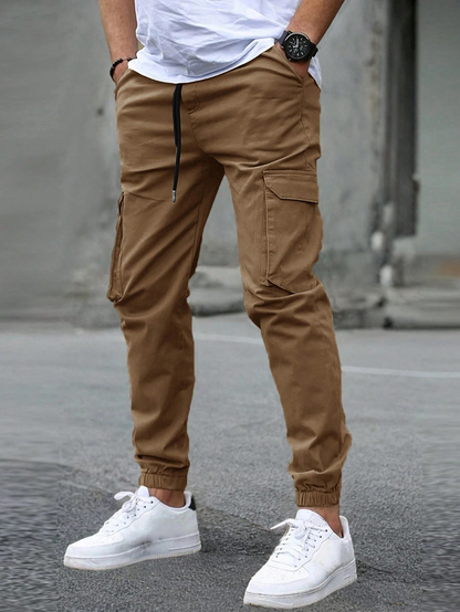 Juuso™ | Joggers cargo elásticos