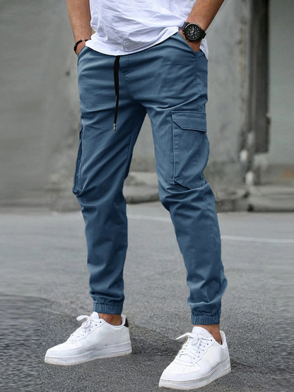 Juuso™ | Joggers cargo elásticos